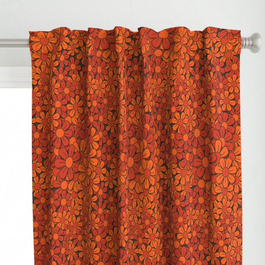 Voting Open in the 'Retro Floral Curtains' Design Challenge on Spoonflower