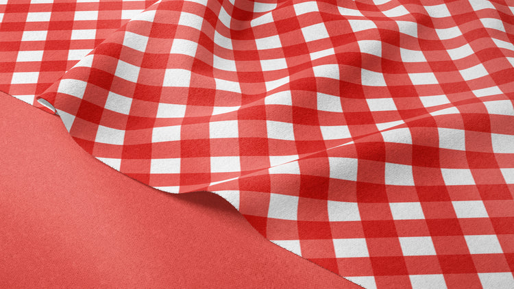 Gingham Style Coral
