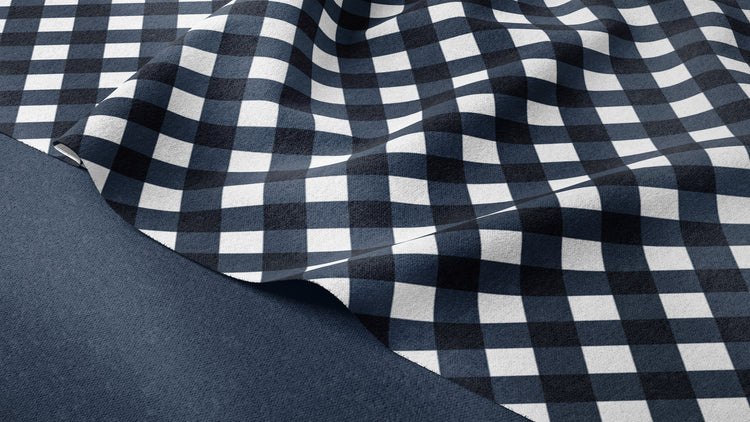 Gingham Style Navy