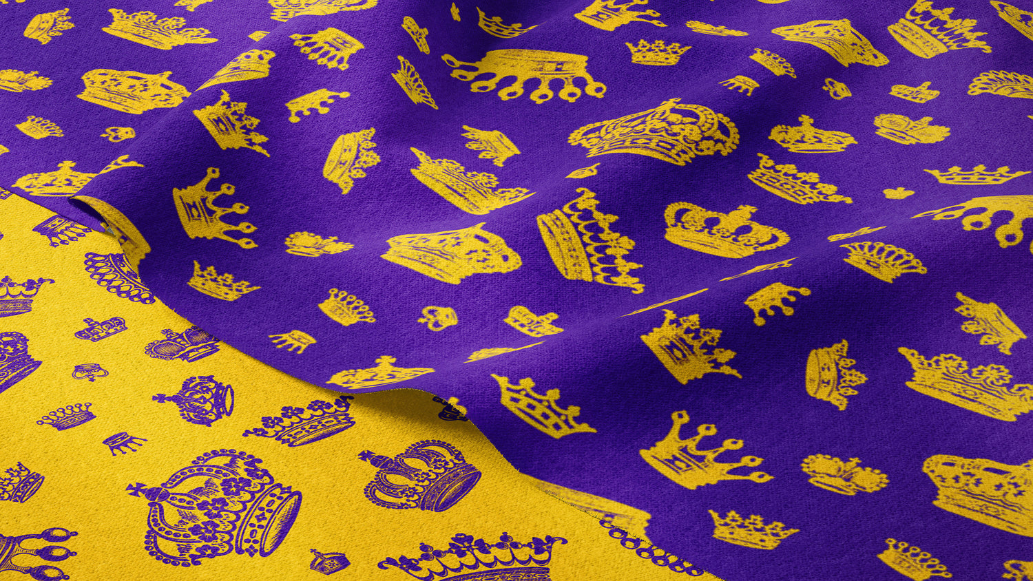 Royal Crowns in Purple and Gold by Studio Ten Design