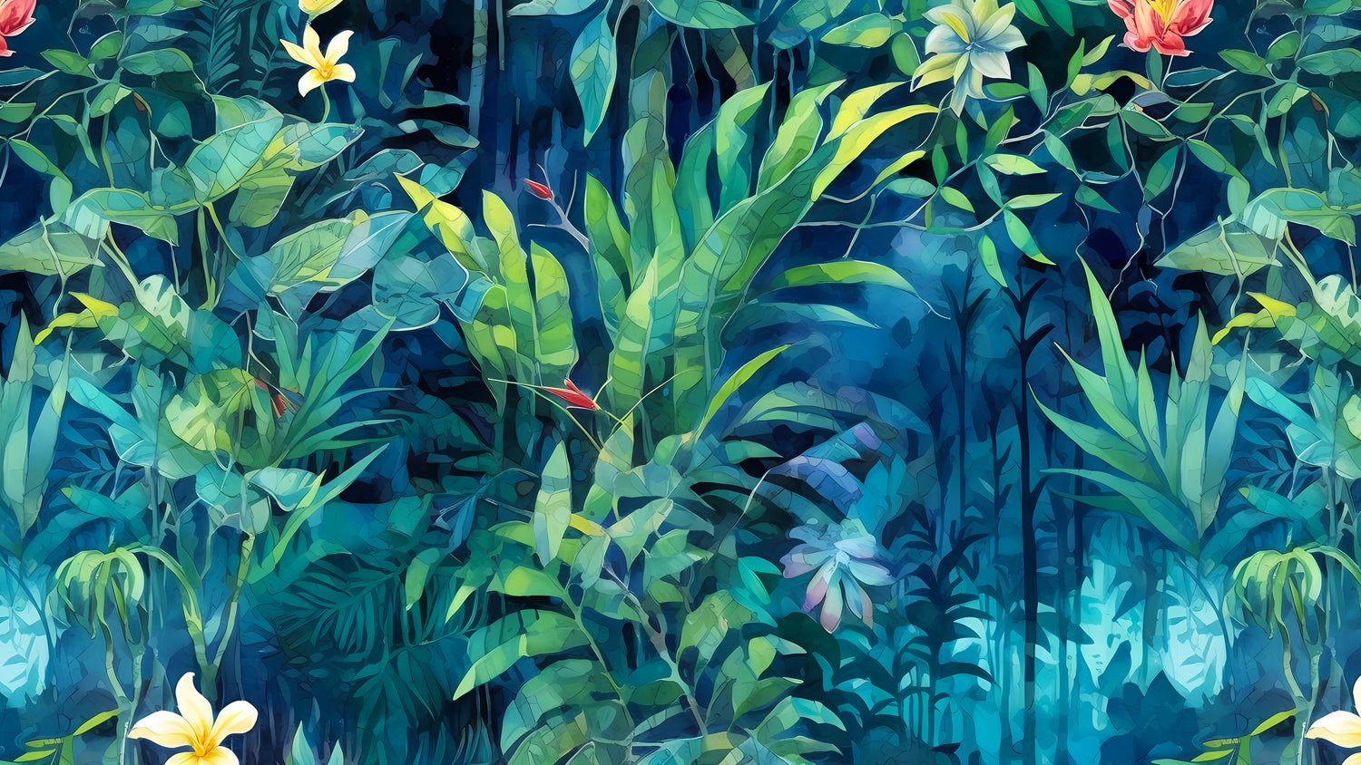 Tropical Jungle Night #1 by Studio Ten Design