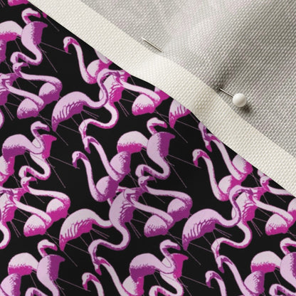 Flamingo Black Fabric