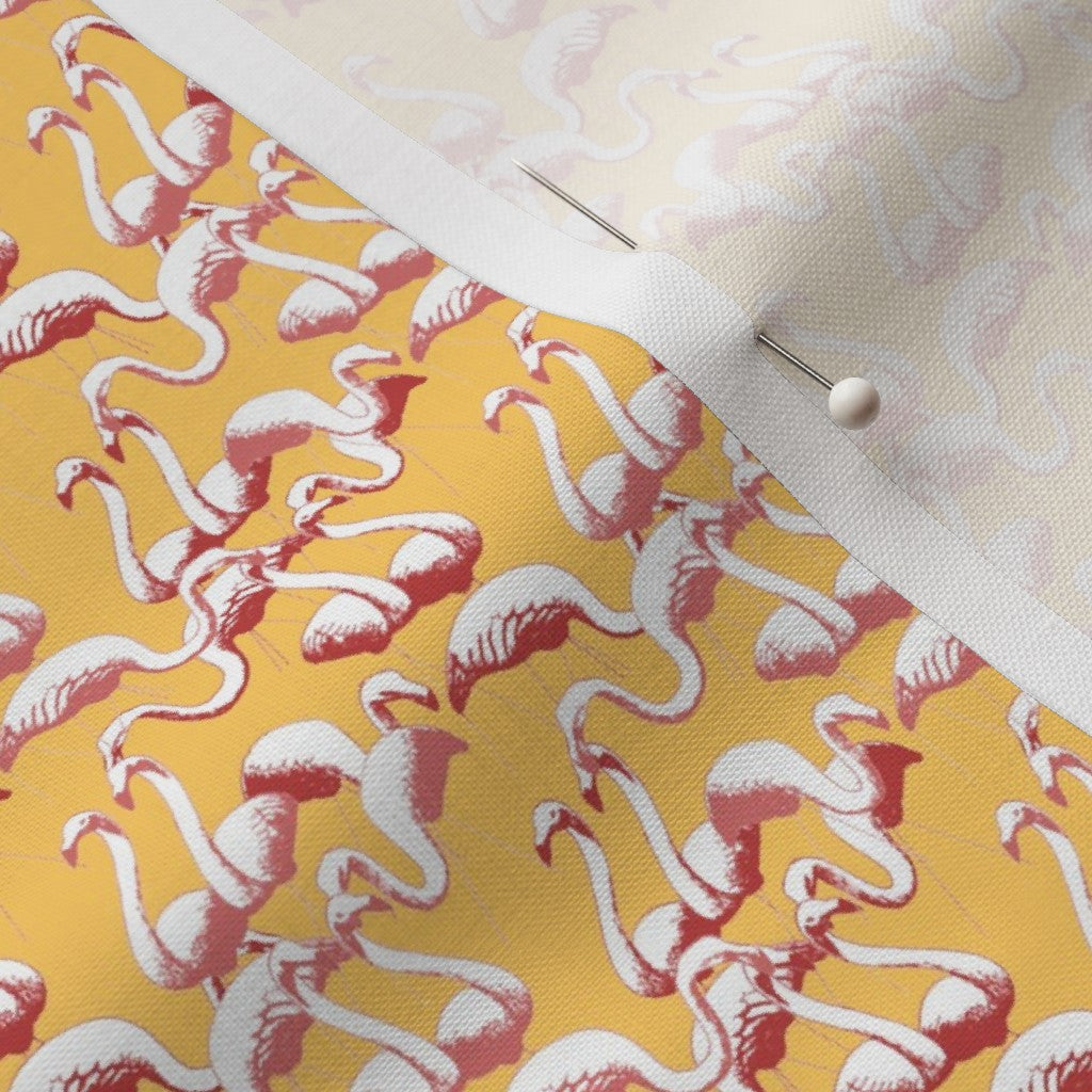 Flamingo Yellow Fabric