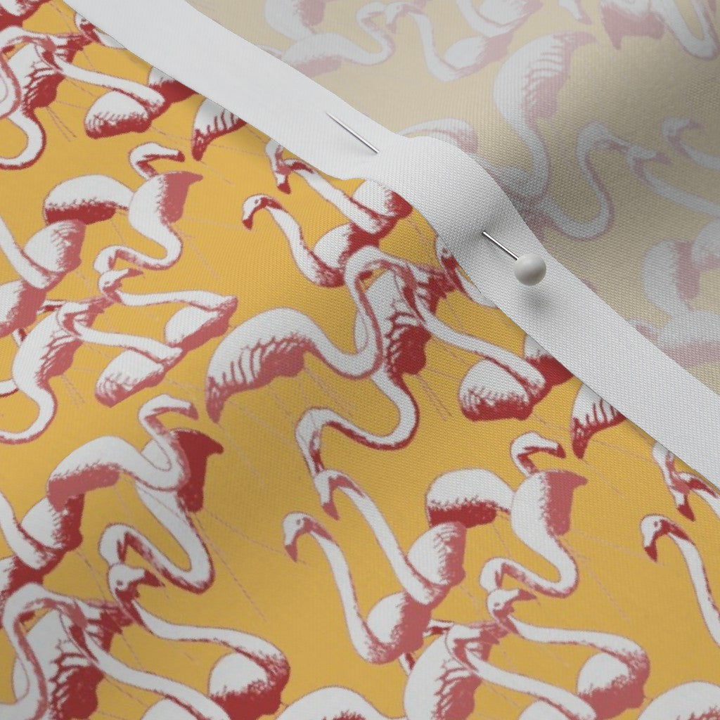 Flamingo Yellow Fabric