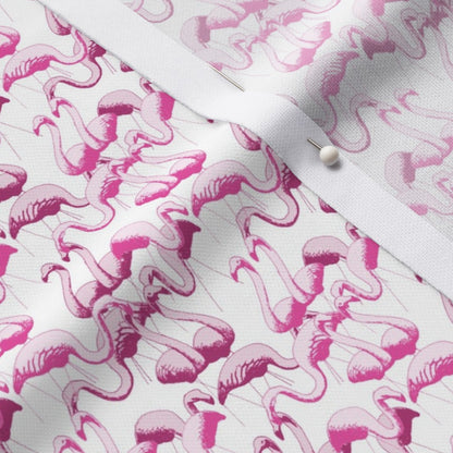 Flamingo White Fabric