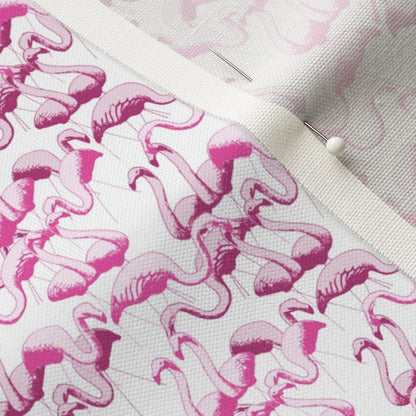 Flamingo White Fabric