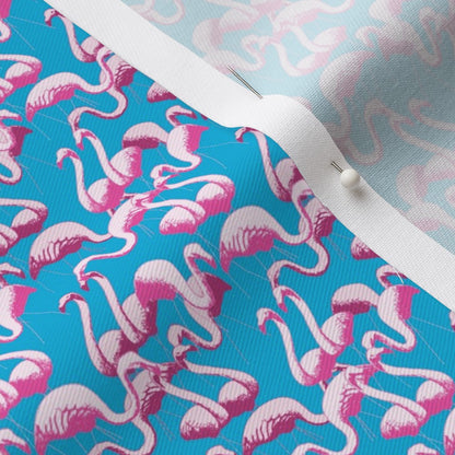 Flamingo Blue Fabric
