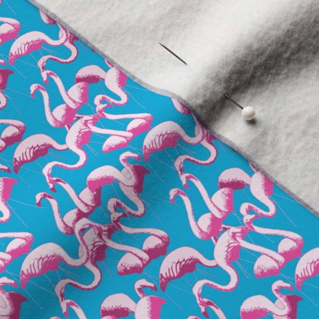 Flamingo Blue Fabric