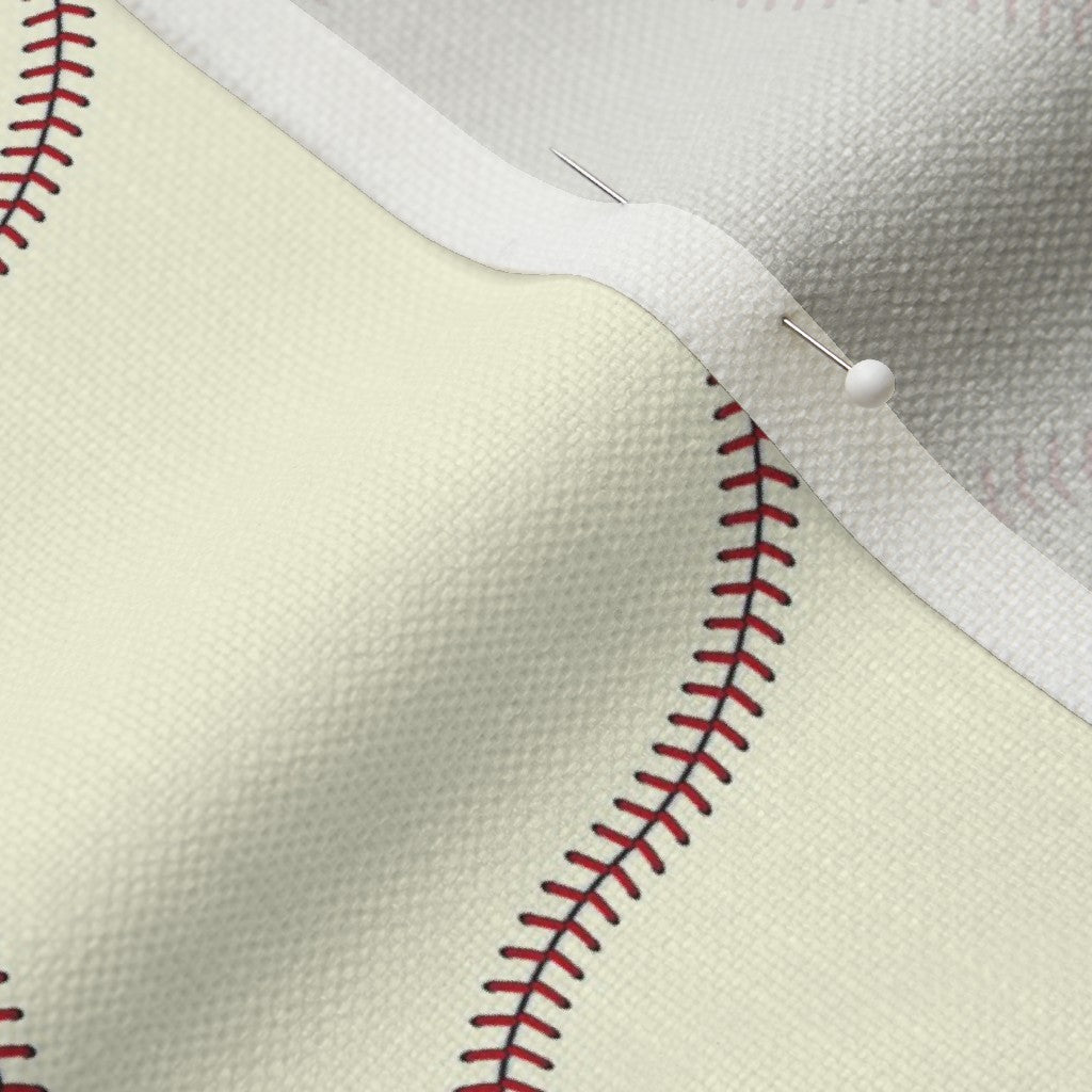 Americana Baseball Stitches Fabric