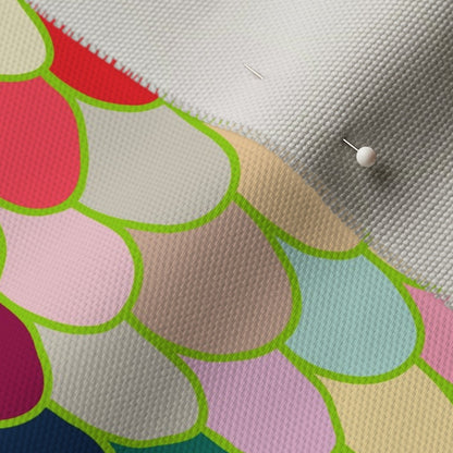 Jellybean Scallop Green Fabric