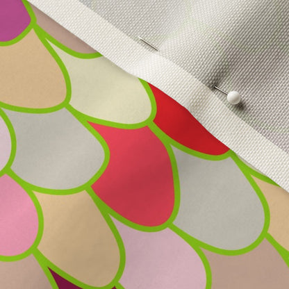 Jellybean Scallop Green Fabric