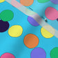 Big Dots Fabric: Cyan Fabric