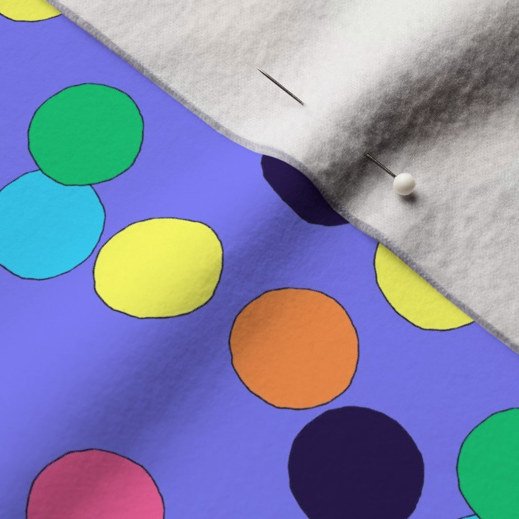 Big Dots Fabric: Violet Fabric