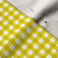 Gingham Style Lemon Lime Small Straight Fabric