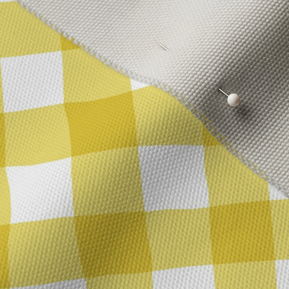 Gingham Style Buttercup Large Bias Fabric