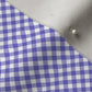 Gingham Style Lilac Small Bias Fabric