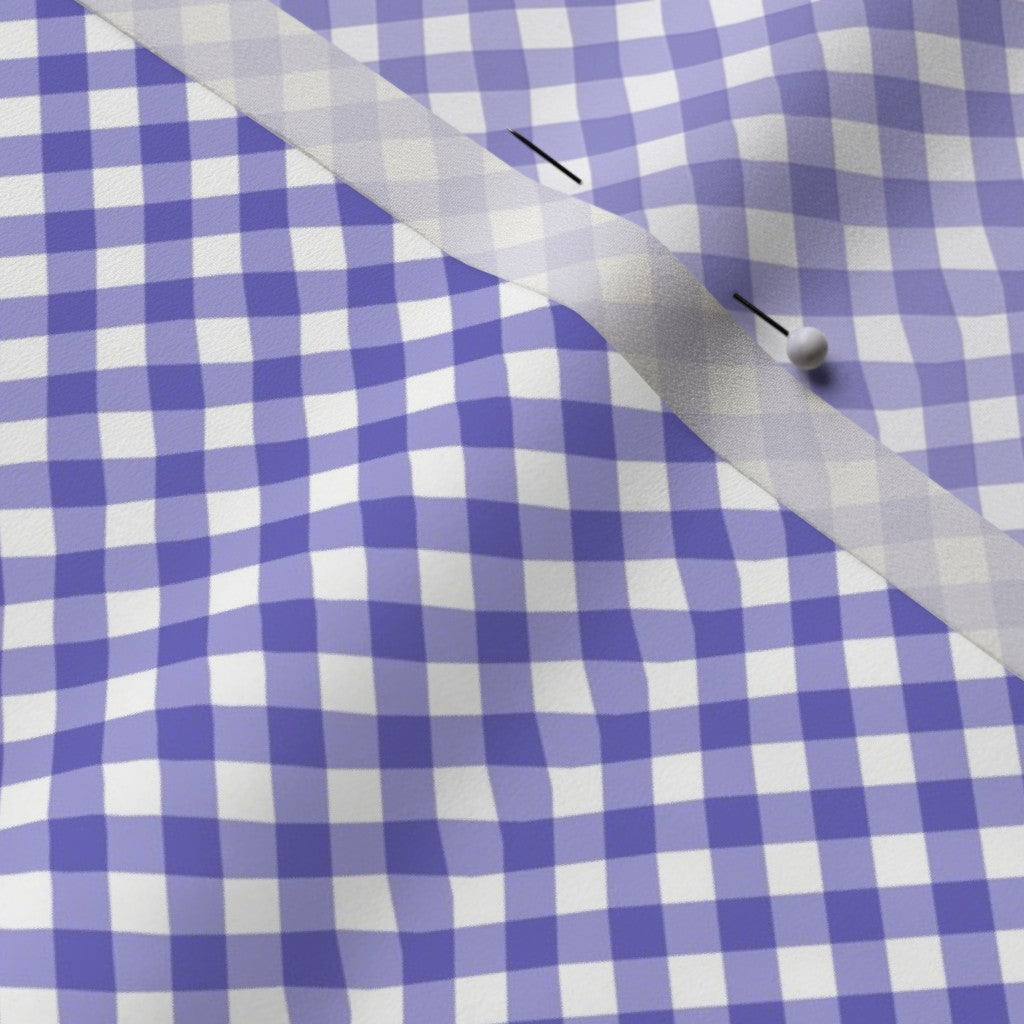Gingham Style Lilac Small Bias Fabric