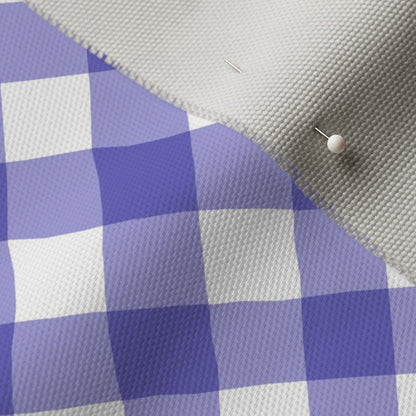 Gingham Style Lilac Large Bias Fabric