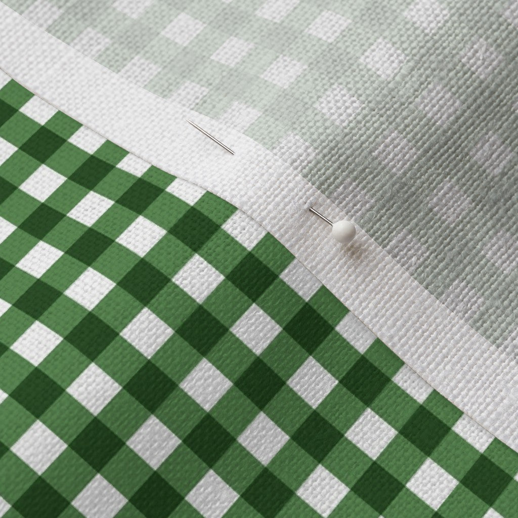Gingham Style Kelly Green Small Straight