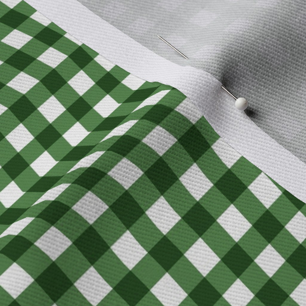 Gingham Style Kelly Green Small Straight