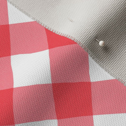 Ants at the Picnic Fabric, Red Bias Gingham