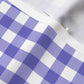 Gingham Style Lilac Large Straight Fabric