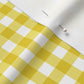 Gingham Style Buttercup Large Straight Fabric