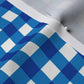 Gingham Style Bluebell Large Straight Fabric