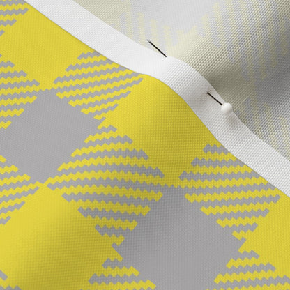 Illuminating & Ultimate Gray Plaid Fabric