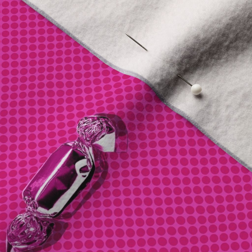 Hard Candy Magenta Performance Velvet Printed Fabric by Studio Ten Design