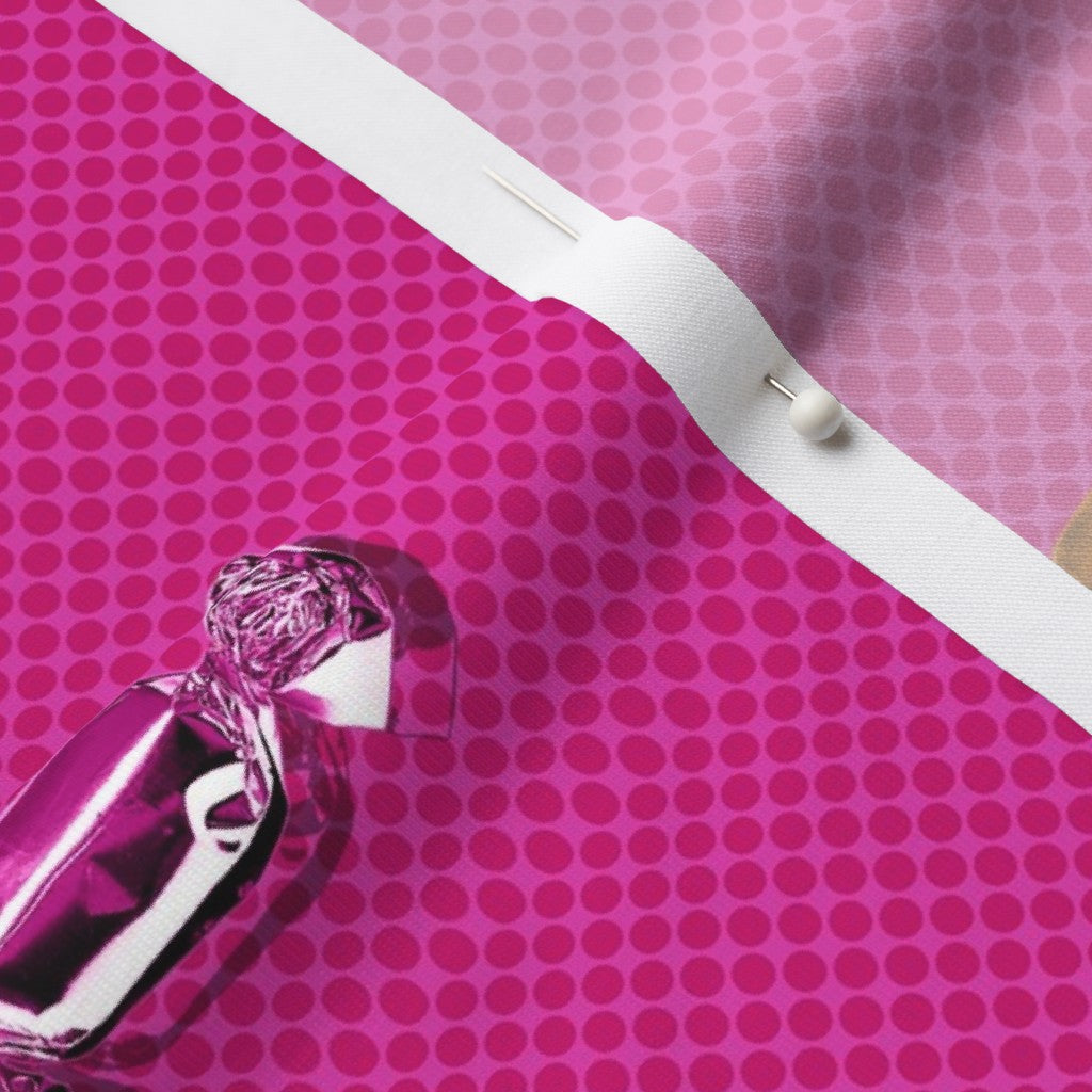 Hard Candy Magenta Modern Jersey Printed Fabric by Studio Ten Design