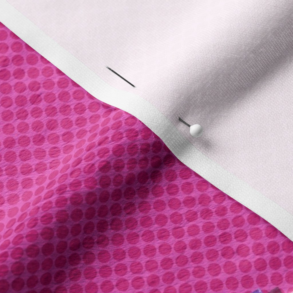 Hard Candy Magenta Minky Printed Fabric by Studio Ten Design