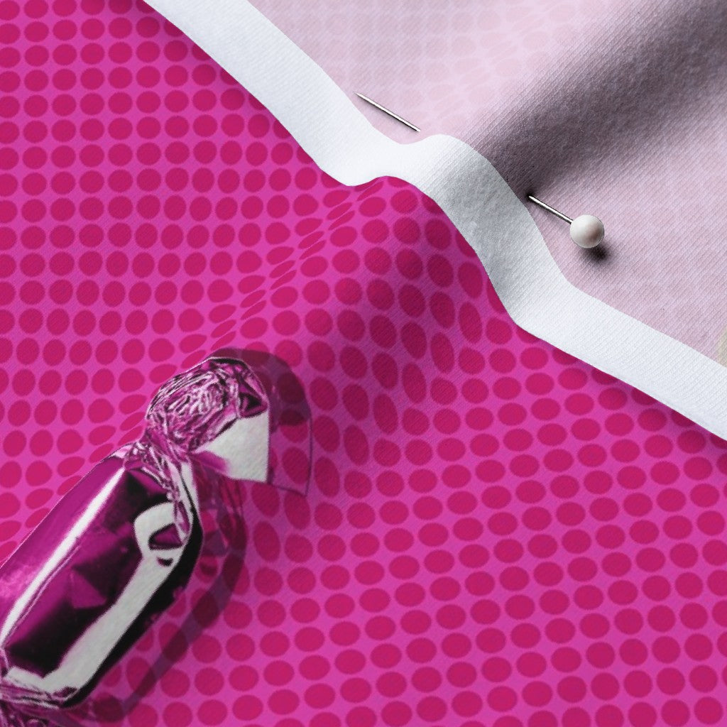 Hard Candy Magenta Cotton Spandex Jersey Printed Fabric by Studio Ten Design