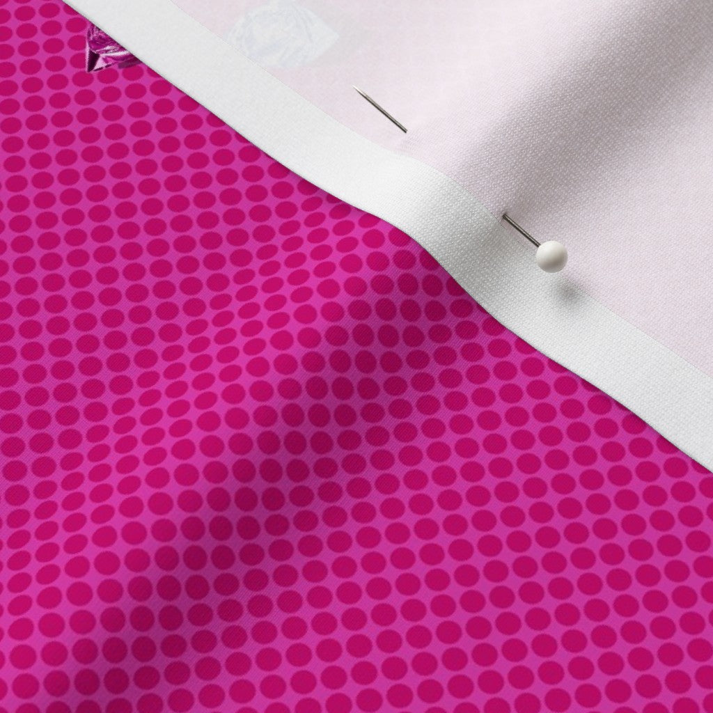 Hard Candy Magenta Sport Lycra® Printed Fabric by Studio Ten Design