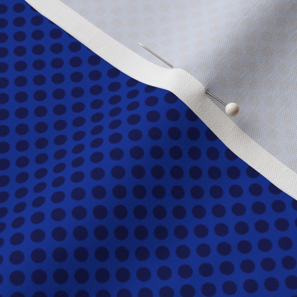 Ben Day Dots, Blue Fabric