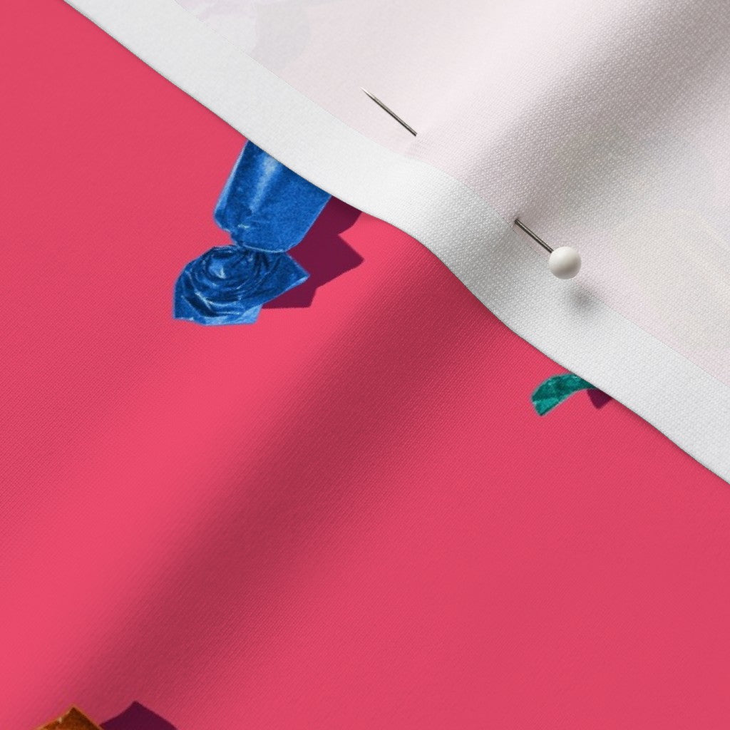 Hard Candy Pink Sport Lycra® Printed Fabric by Studio Ten Design