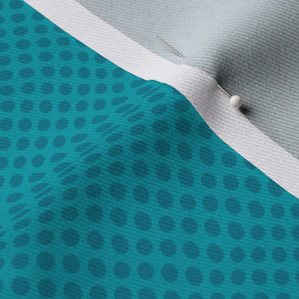 Ben Day Dots, Aqua Fabric