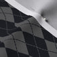Aggressively Argyle Graphite+Pewter Fabric