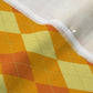 Aggressively Argyle Buttercup+Marigold Fabric