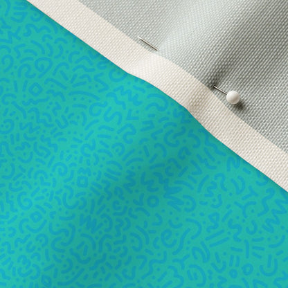 Doodle Aqua+Teal Fabric
