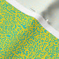 Doodle Aqua+Yellow Fabric