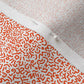 Doodle Orange+White Fabric