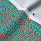 Doodle Red+Teal Fabric