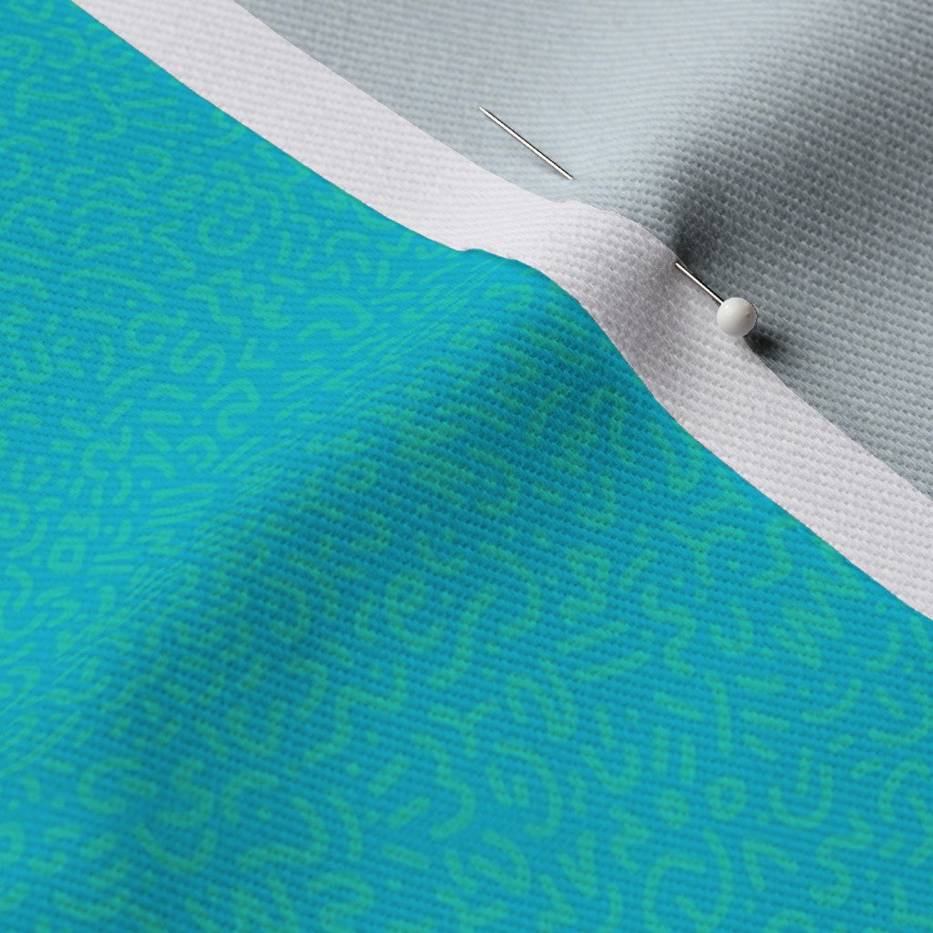 Doodle Teal+Aqua Fabric