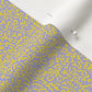 Doodle Yellow+Lilac Fabric