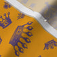 Royal Crowns Grape+Marigold Fabric