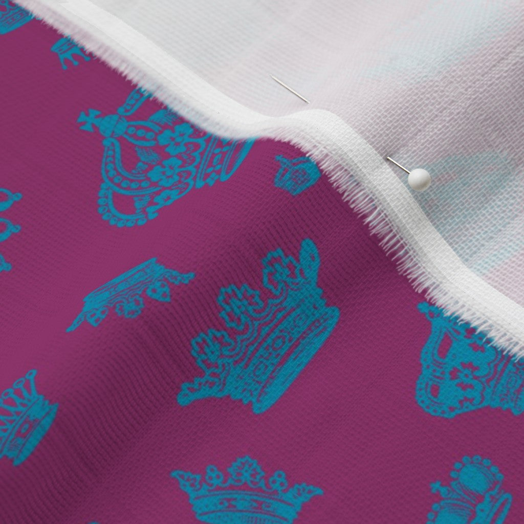 Royal Crowns Caribbean+Berry Fabric