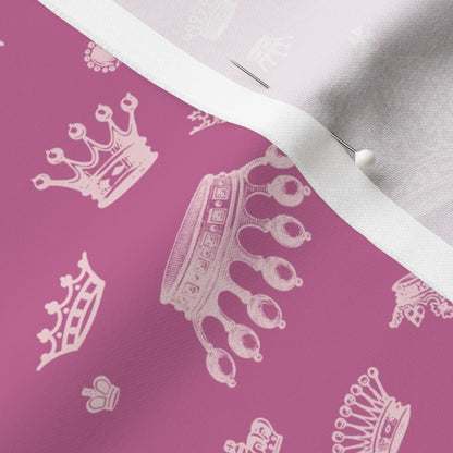 Royal Crowns algodón de azúcar + tela de peonía