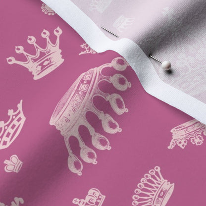 Royal Crowns algodón de azúcar + tela de peonía