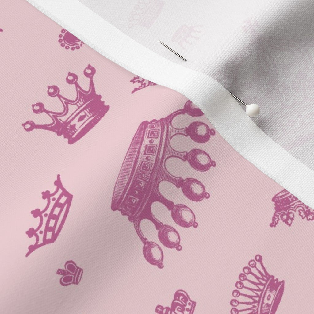 Royal Crowns Peony+Cotton Candy Fabric